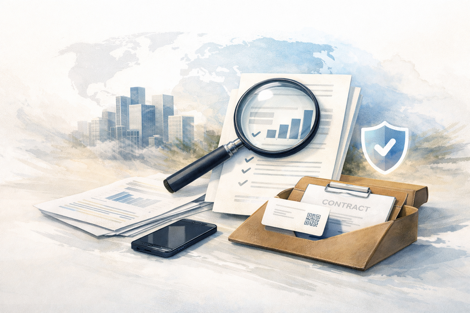 VeriSino mobile request and report flow